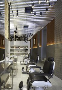 Codina Architectural Barber Shop Majorque Treillis métallique