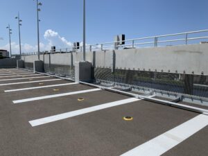 Metal mesh for parkings in Thonon les Bains