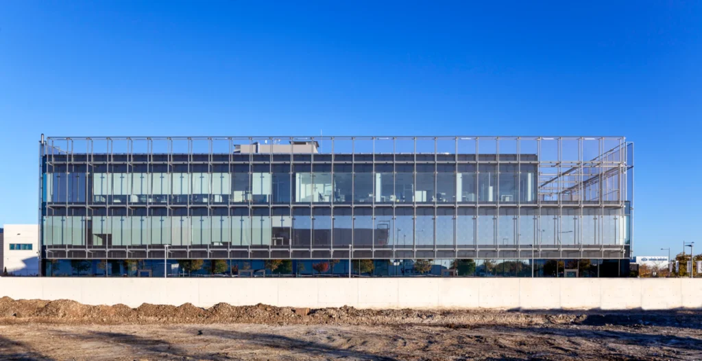 Metal Mesh Stainless Steel, Charmex Building – Getafe, Madrid, Spain