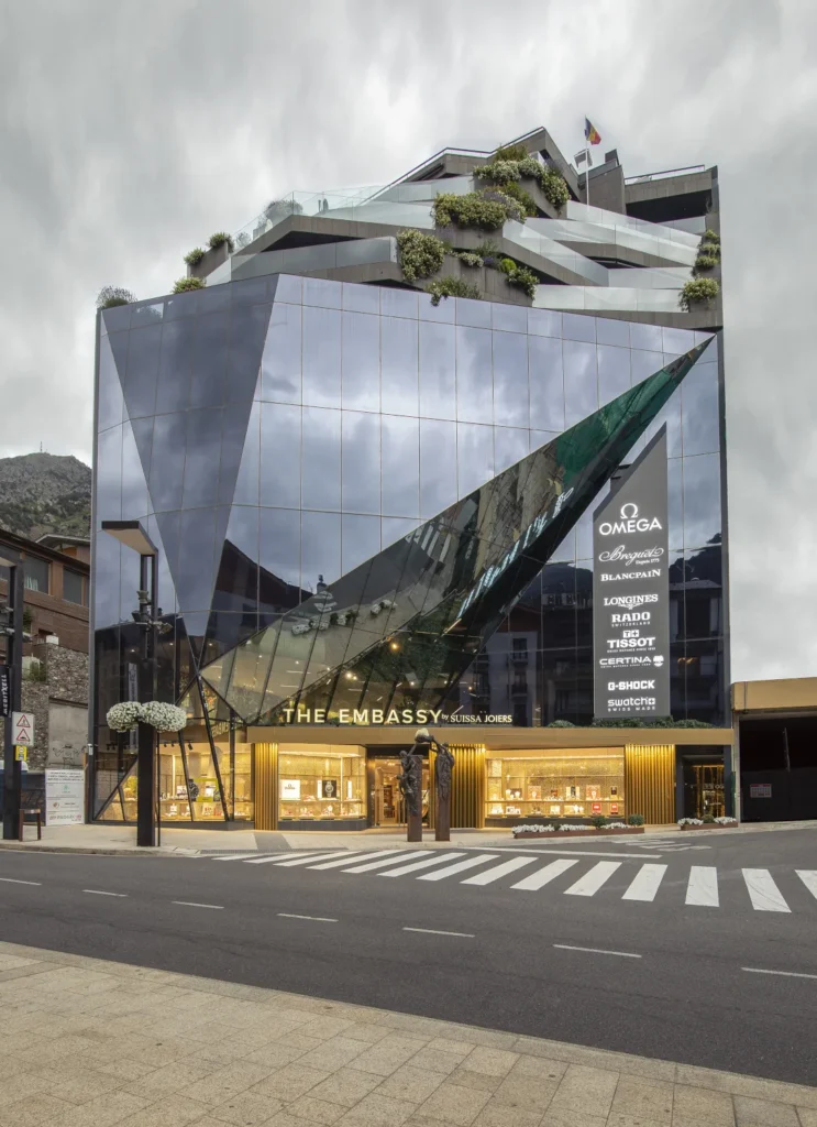 Codina Arquitectura Embajada Andorra Malla Metálica