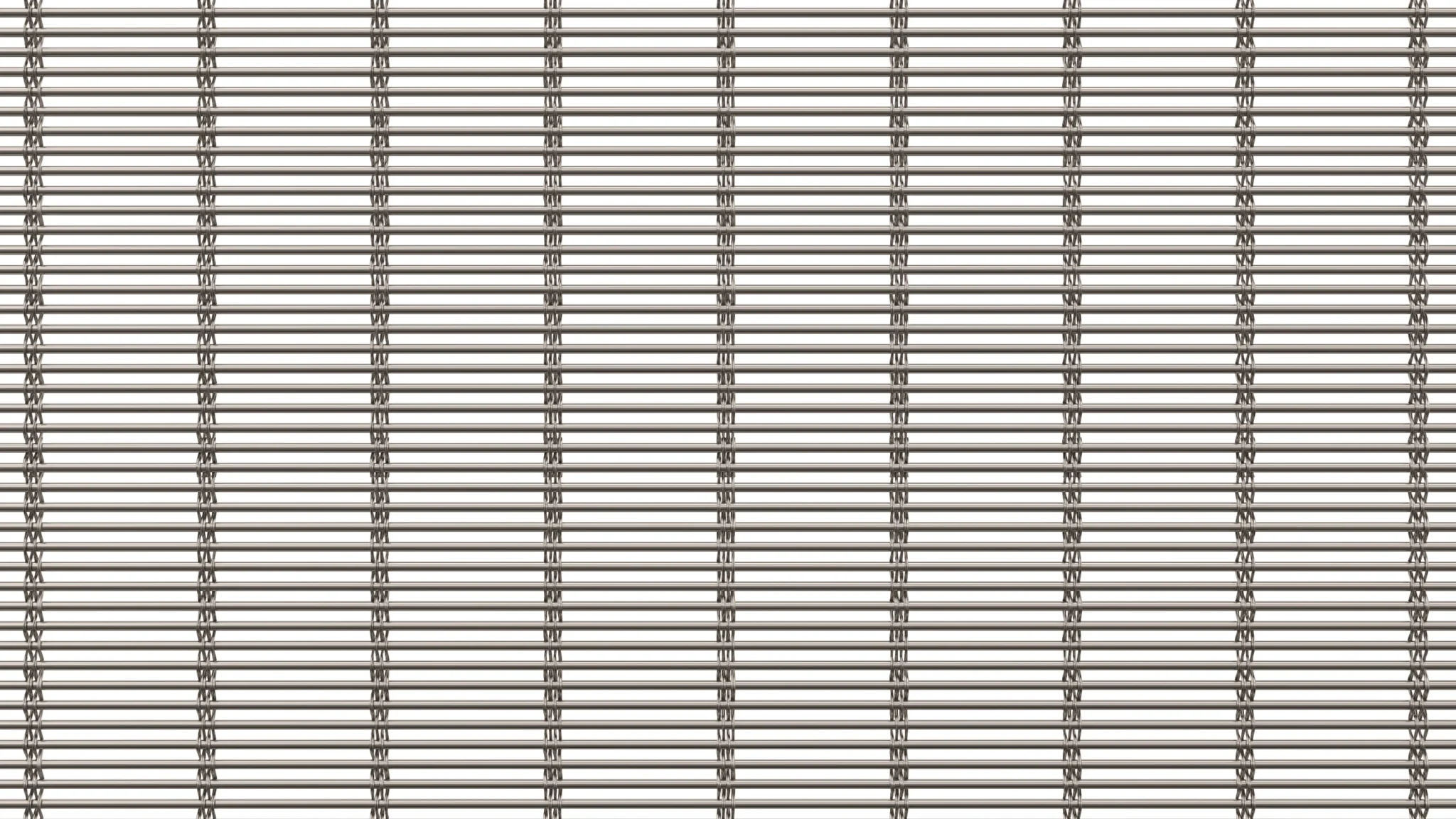 Imagen de portada del modelo Aalto Mesh de Codina Architectural. Un patrón de alambre tejido diseñado con cuatro cables y una varilla, ideal para fachadas, barandillas y aplicaciones diversas. Fabricado principalmente en acero inoxidable, con otras combinaciones disponibles.