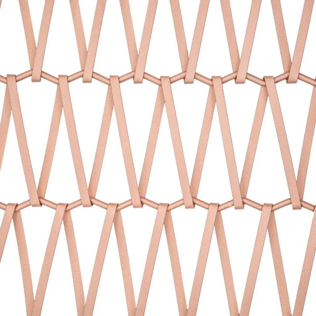 Eiffel mesh copper textured-wp