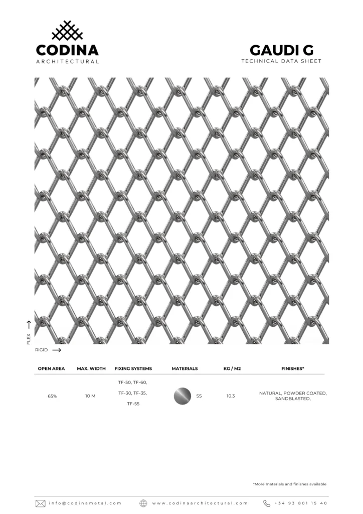 Metal Mesh Model Gaudi G