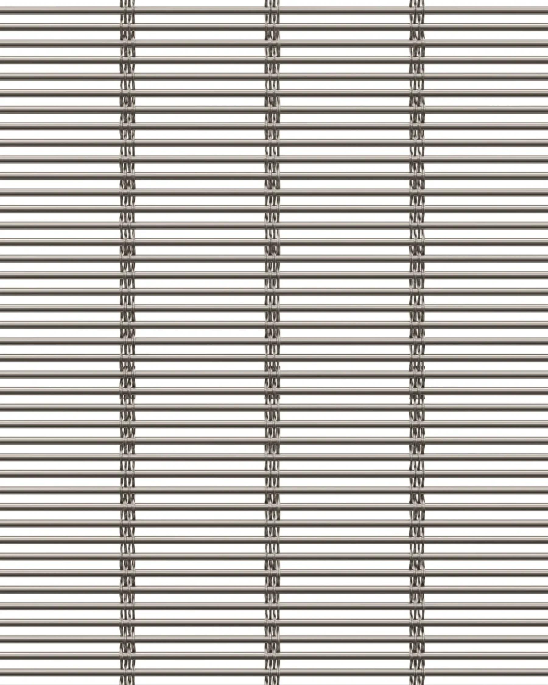 Cover image of Aalto Mesh model by Codina Architectural. A woven wire pattern designed with four cables and one rod, ideal for facades, banisters, and various applications. Primarily made in stainless steel, with other combinations available.